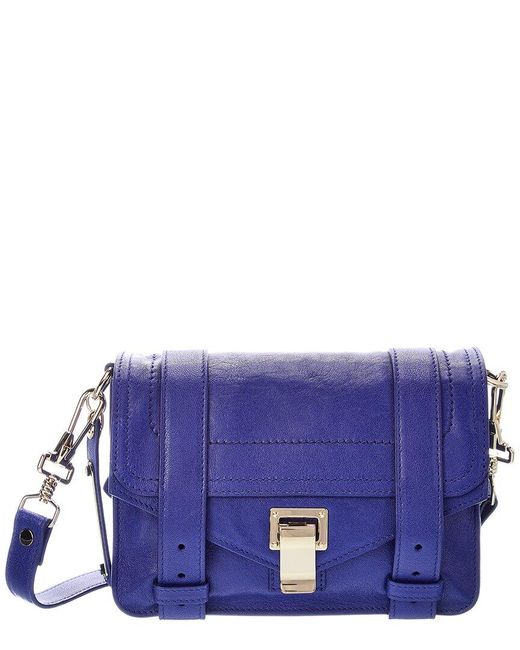 Proenza Schouler Ps1 Mini Leather Shoulder Bag in Purple | Lyst