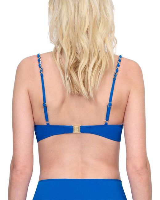 Gottex Blue Bikini Top