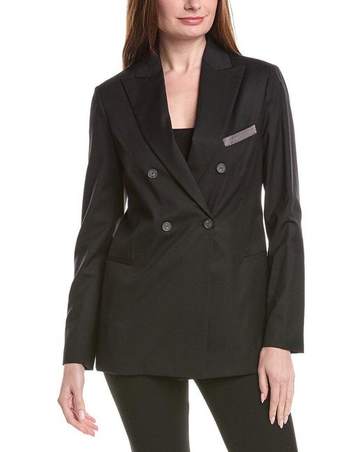 Fabiana Filippi Black Wool Blazer
