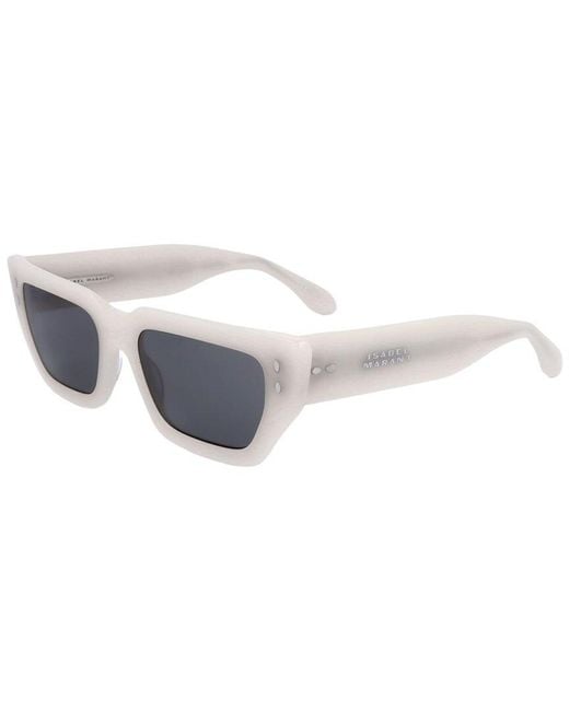 Isabel Marant White 54Mm Sunglasses