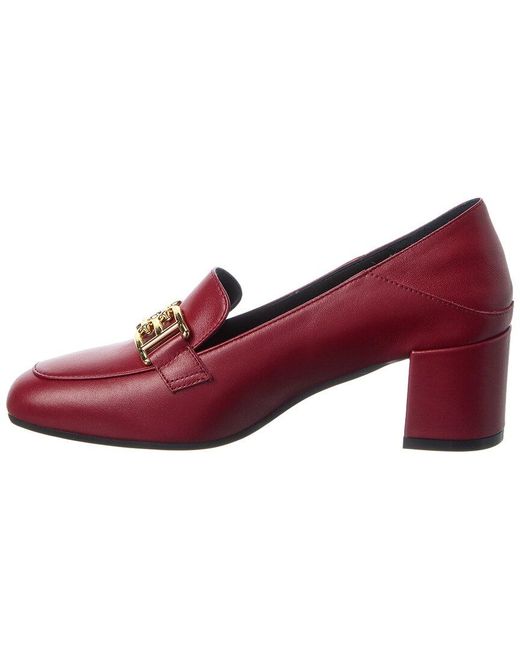 Bally Red Bekla Leather Pump