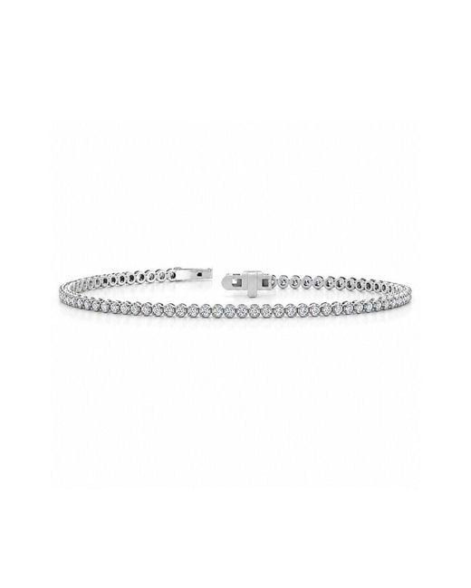 Lab Grown Diamonds White 14K 1.02 Ct. Tw. Lab-Grown Diamond Tennis Bracelet