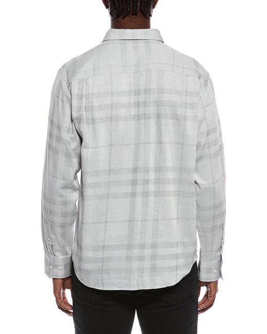 Tommy Bahama Gray Mist Plaid Shirt for men