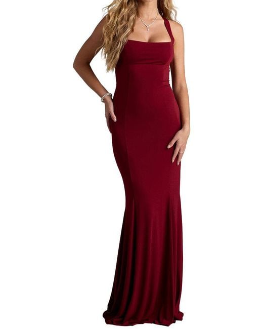 Ariele Tesoro Red Maxi Dress