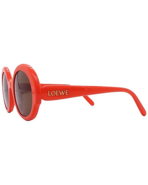 Loewe Red Lw40135I 52Mm Sunglasses