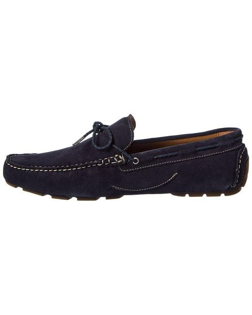 Donald J Pliner Blue Dutton02 Suede Driver for men