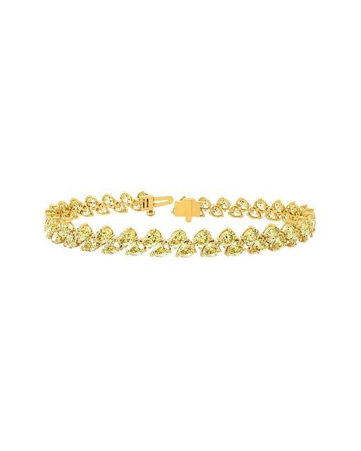 Lab Grown Diamonds Metallic 14K 8.00 Ct. Tw. Lab-Grown Diamond Tennis Bracelet
