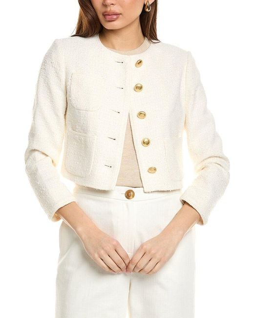 L.K.Bennett White Alexa Jacket