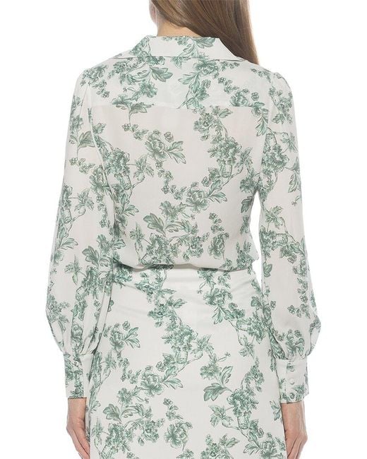 Alexia Admor Gray Rah Blouse