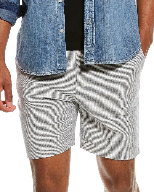 Onia Stretch Linen-blend Pull-on Short 