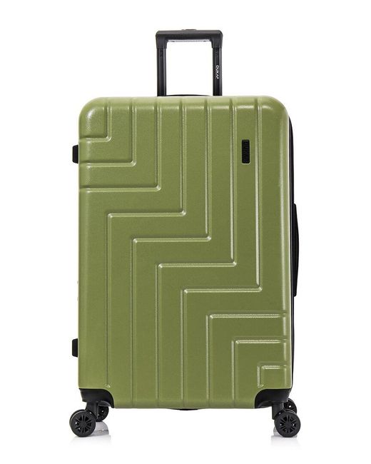 DUKAP Green Zahav Lightweight Expandable Hardside Spinner Luggage 28"