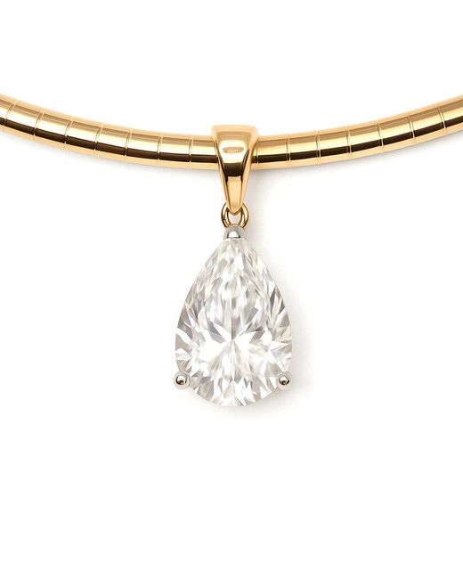Prince Diamond & Jewelry Natural 14k 3.52 Ct. Tw. Lab-grown Diamond Pendant Collar