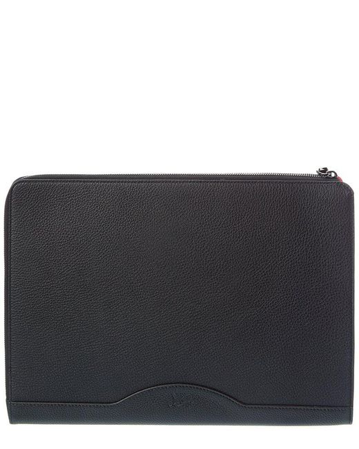 Christian Louboutin Black Leather Wallet for men