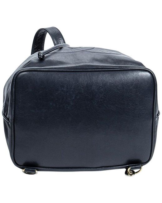 Chanel Lambskin Leather Cc Sling Backpack Authentic Pre Owned in Blue Lyst UK