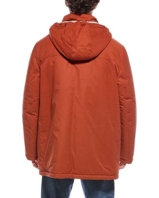 Brunello Cucinelli Red Coat for men