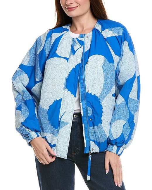 Marimekko Blue Silmu Unikko Jacket