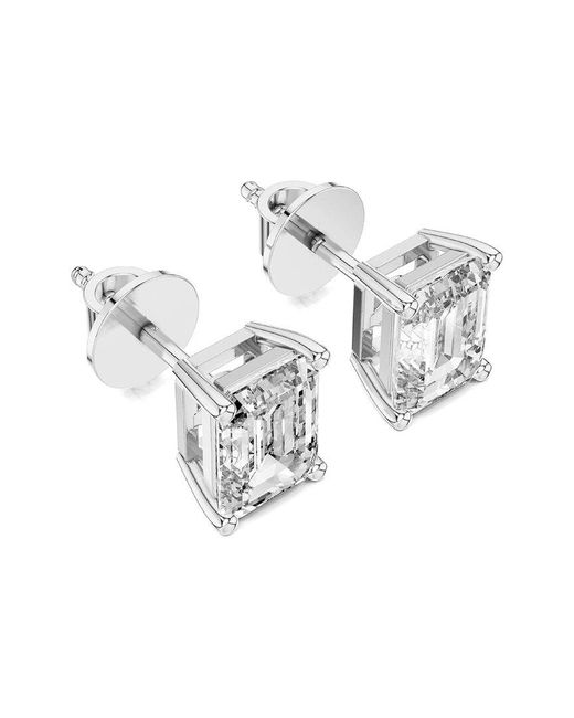 Amairah White 14k 2.50 Ct. Tw. Lab-grown Diamond Stud Earrings