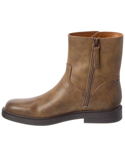 Franco Sarto Brown L-Pavla Leather Bootie