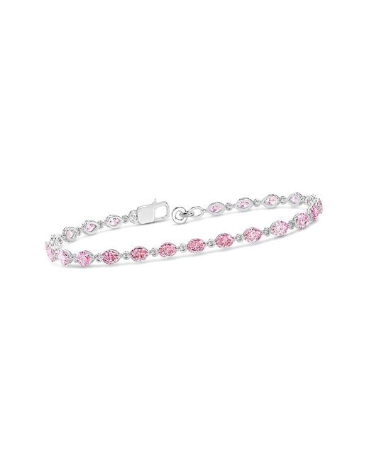 Lab Grown Diamonds White 14K 3.22 Ct. Tw. Lab-Grown Diamond Tennis Bracelet