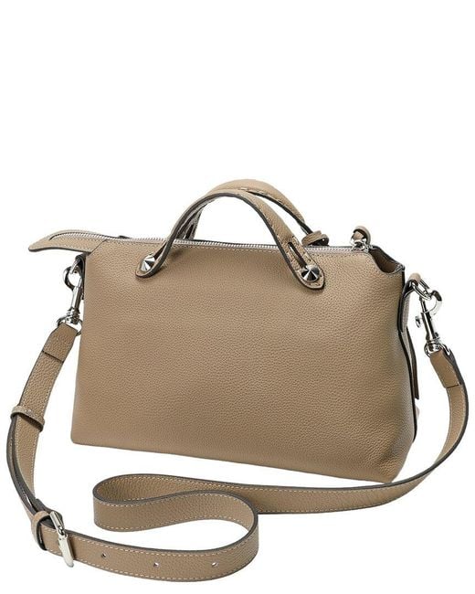 Tiffany & Fred Paris Brown Pebbled Leather Top Handle Satchel