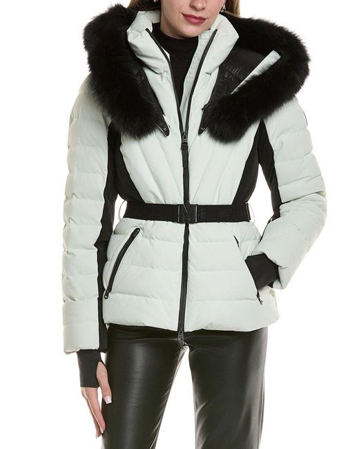 Mackage White Elita Down Jacket