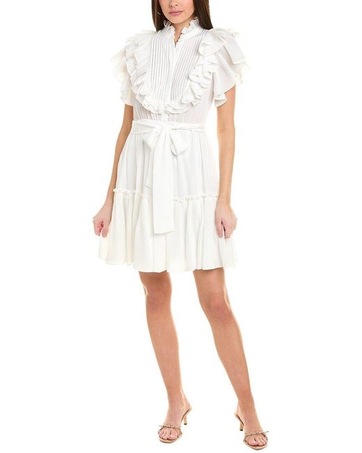 Emanuel Ungaro White Robyn Mini Dress
