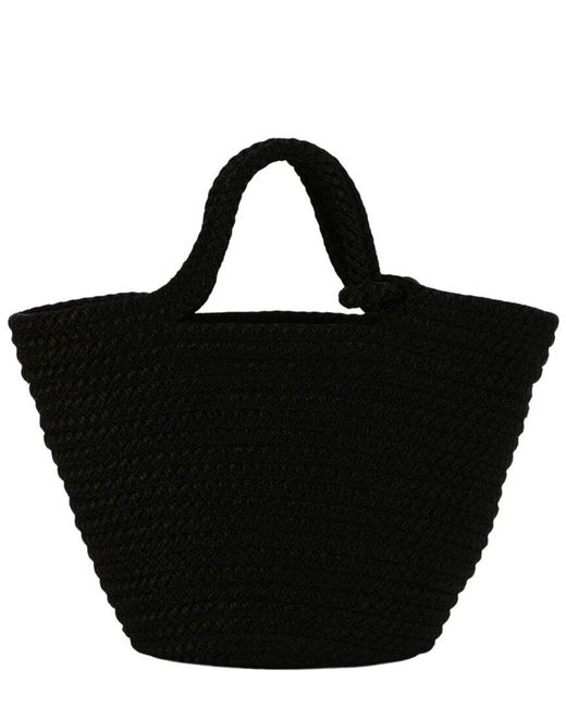 Balenciaga Black Ibiza Small Basket Tote