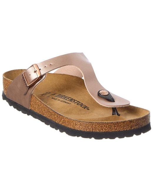 Birkenstock Brown Gizeh Bs Birko-Flor Sandal