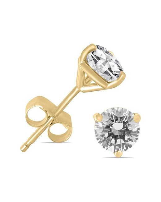 Diamond Select Cuts Metallic 14k 0.50 Ct. Tw. Diamond Studs