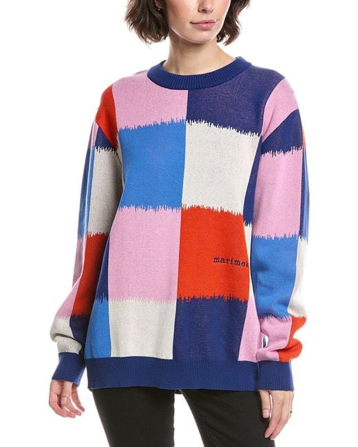 Marimekko Blue Lasi Sweater