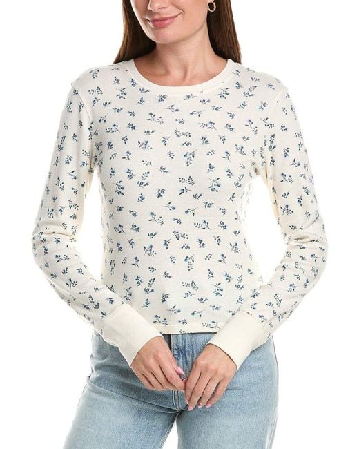 Michael Stars Gray Palmer Cropped T-Shirt