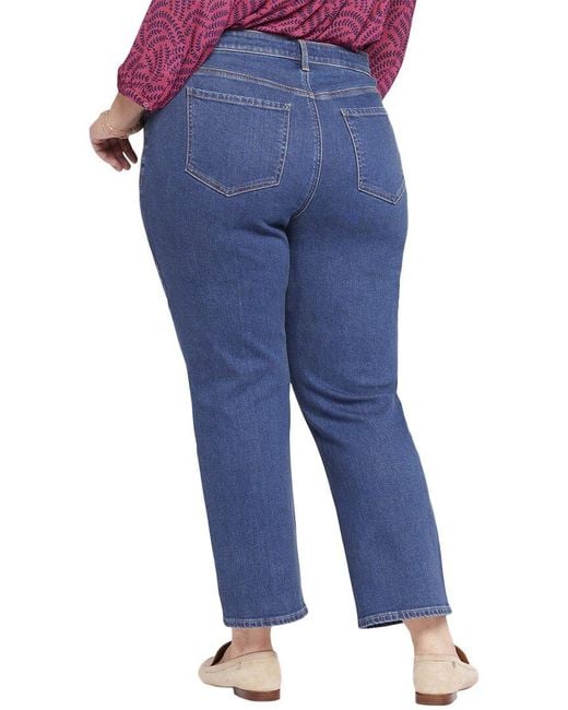 NYDJ Blue Plus Relaxed Straight Jean