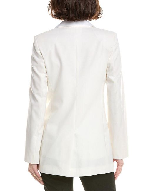 Eleventy White Smoking Jacket