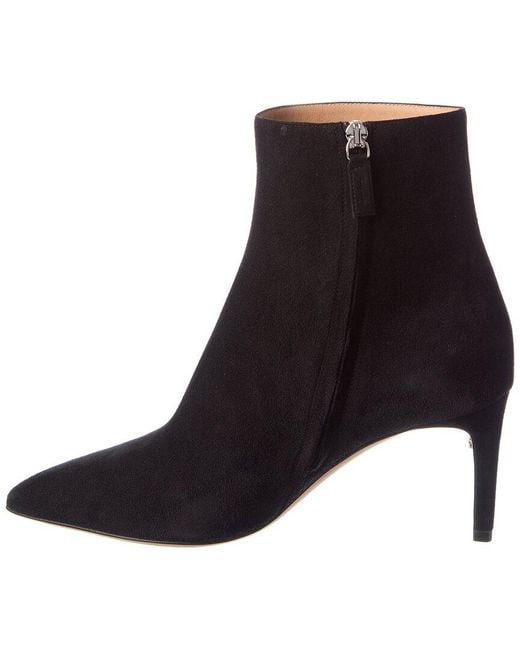 Ferragamo Black Ferragamo Imogen Suede Bootie