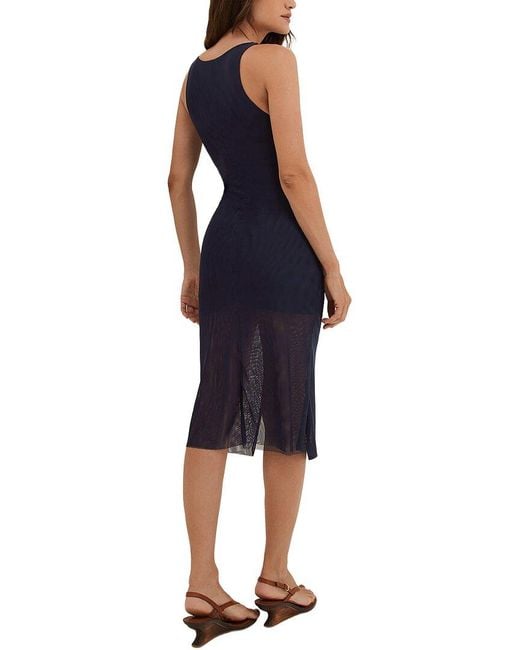 ViX Blue Amanda Midi Dress