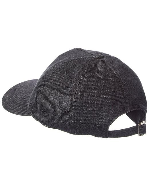 Fendi Black Ff Baseball Cap