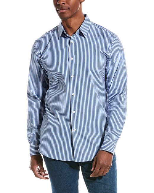 Theory Blue Irving Shirt for men