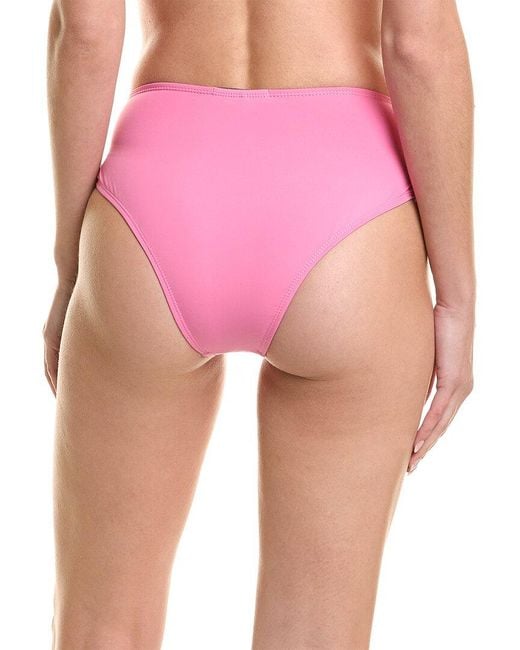 WeWoreWhat Pink Riviera Bikini Bottom