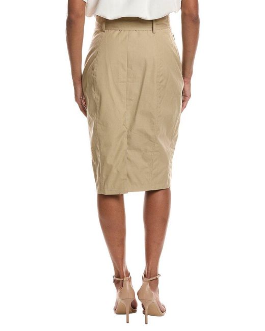 Sans Faff Natural Chelsea Trench Pleated Skirt