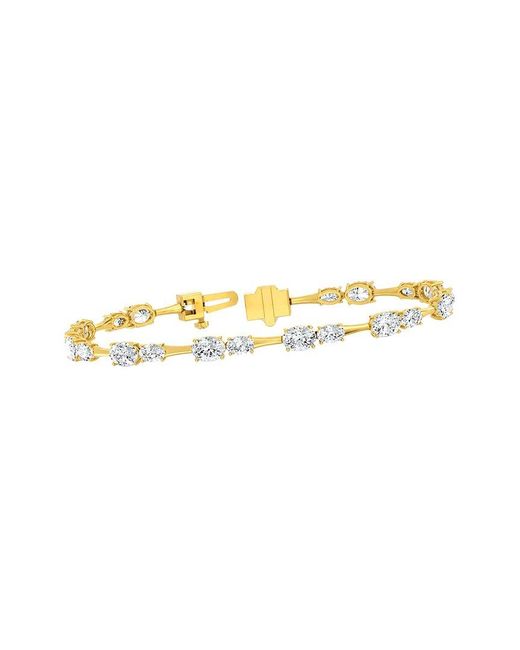 Lab Grown Diamonds White 14K 5.50 Ct. Tw. Lab-Grown Diamond Tennis Bracelet
