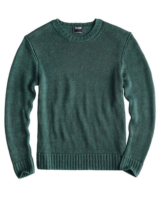 Todd Snyder Green Linen Sweater for men