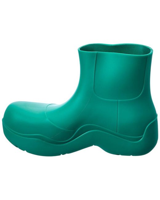 Bottega Veneta Green The Puddle Rubber Boot