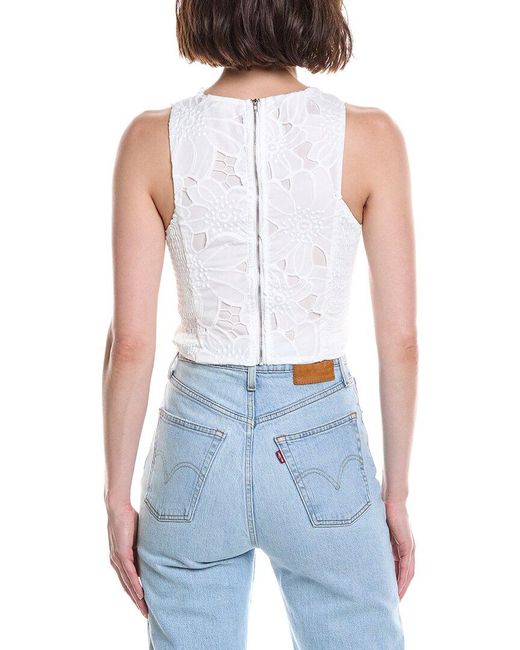 To My Lovers Blue Embellished Top