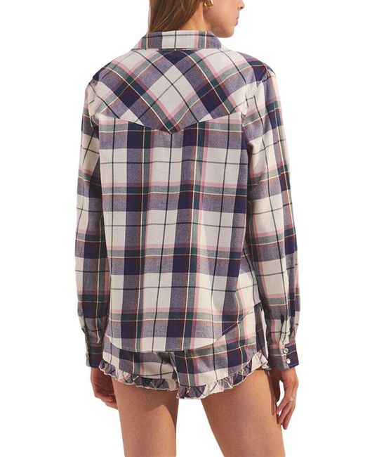 Z Supply Multicolor Countryside Plaid Shirt