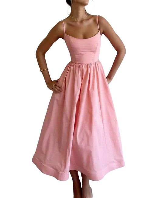Esea Pink Midi Dress