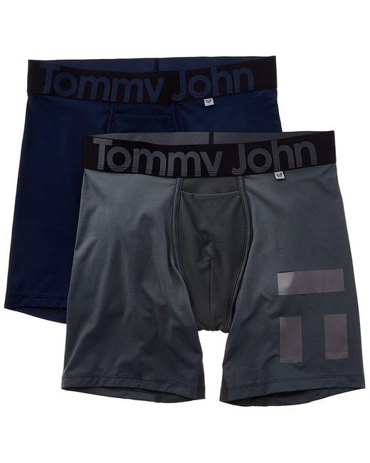 Tommy John Blue 2pk 360 Sport Hammock Pouch Boxer for men