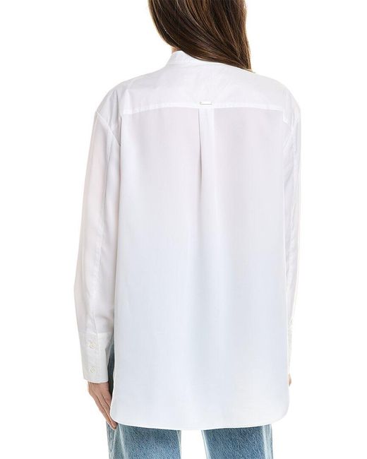 AllSaints White Mae Shirt