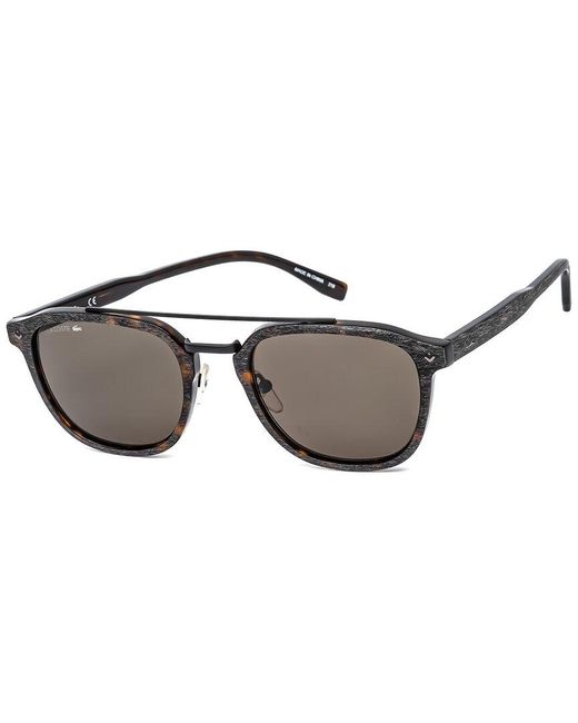 Lacoste Brown L885s 214 52mm Sunglasses for men