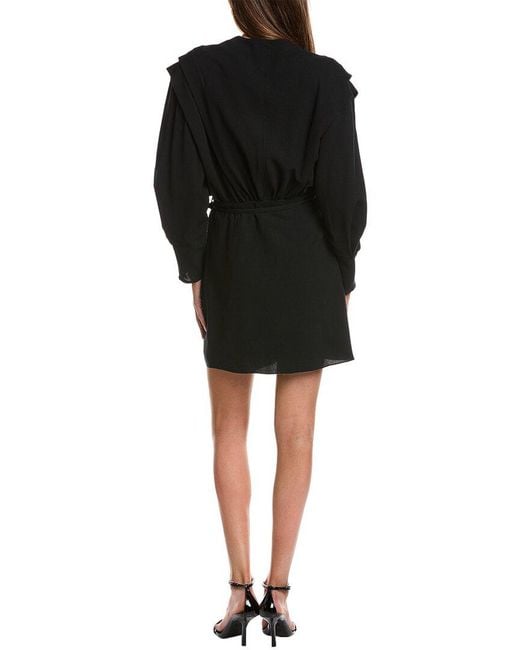 IRO Black Rixton Mini Dress