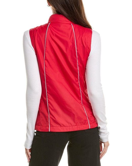 Post Card Red Zip Vest